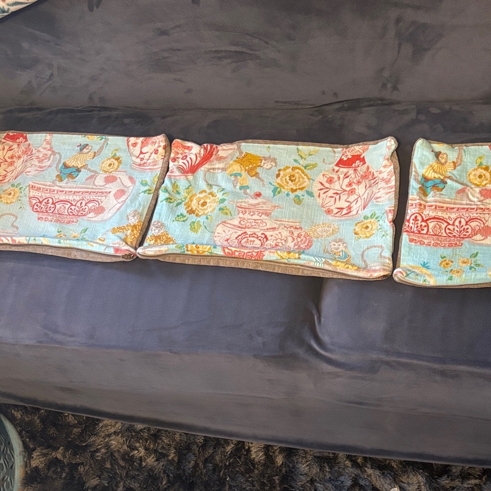 Rare Monkey Jars Sundance pillow covers